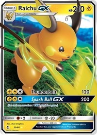 Raichu GX - Hidden Fates